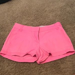 J Crew factory pink chino shorts. 3” Size 6